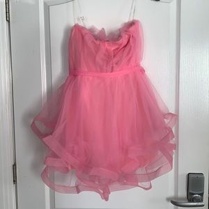 Bubble gum pink dress